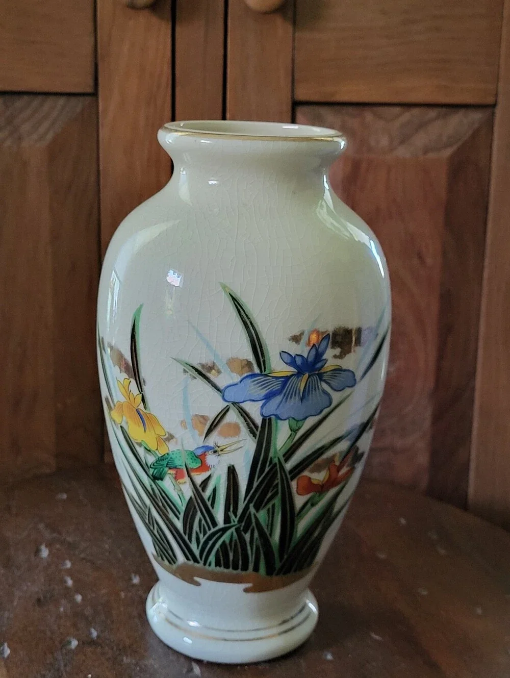 Vintage Floral Vase